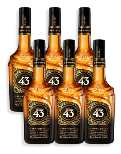 Licor Baristo 43 Cuarenta Y Tres 700ml España Caja X6u