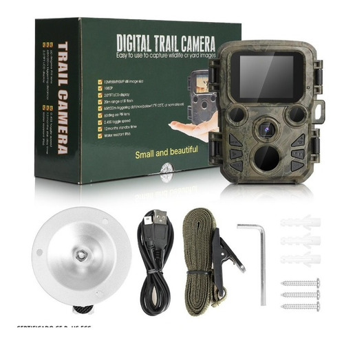 Camara Mini Caceria, Vision Nocturna, Hd 1080, 12mp
