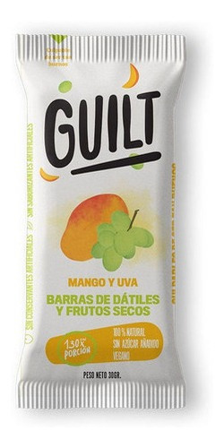 Barras Guilt Datiles Mango/uva 6 X 30g