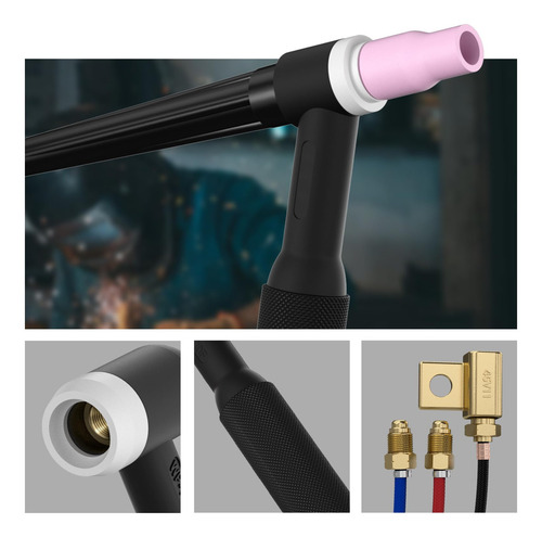 Antorcha De Soldadura Wp-20f Flexible 250a 7.6m Refrigerada