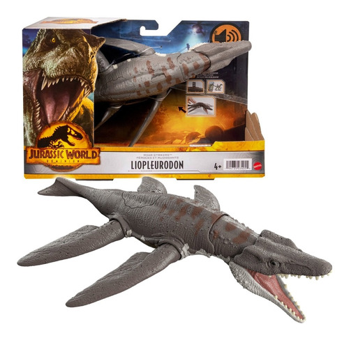 Jurassic World Liopleurodon Roar Strikers Com Som - Mattel