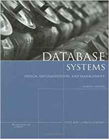 Database Systems Design, Implementation, And Management