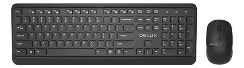 Combo Teclado Y Mouse Marca Delux Inalambrico Usb 