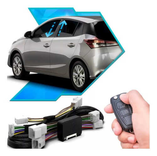 Módulo De Vidro Yaris 2023 Rebatimento Retrovisor E Tiltdown