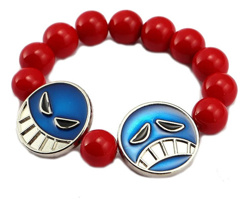 One Piece - Portgas D. Ace Pulsera Cosplay Hermano De Luffy