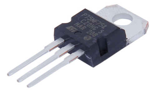 Jjj 5pcs Mosfet De Potencia De Canal N P75nf75 80a 75v