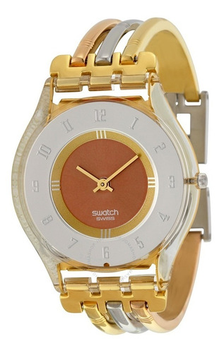 Reloj Swatch  Sfk 240b Original Tres Oros Ligero Original