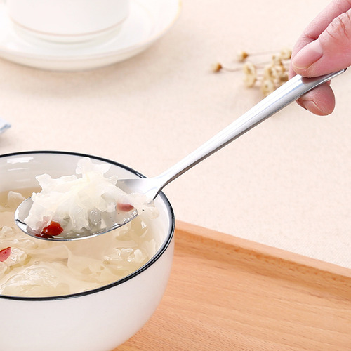 5 Cucharas Espesas Para Sopa, Vajilla Portátil, Cucharas Pla
