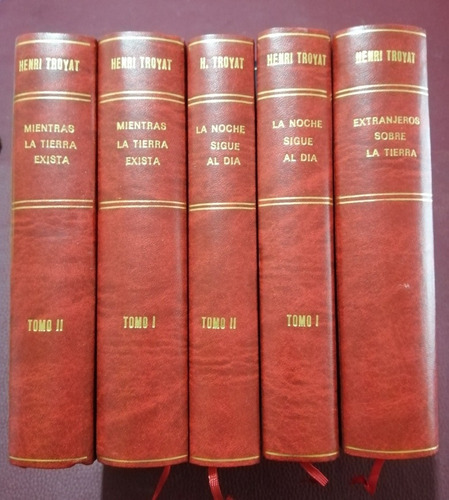 Obras Escogidas. Henri Troyat. 5 Tomos. Novelas Históricas