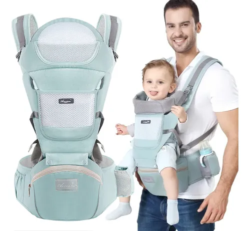 Mochila Cangurera Asiento Portabebe Ergonomica 0-36 Meses