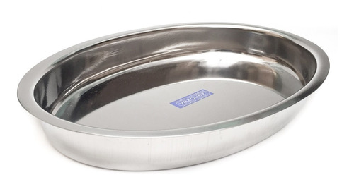 Fuente Oval Profunda Legumbrera Acero Inox. 42x29cm Vazquez