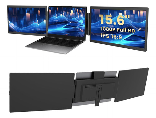 15.6 Extensor De Pantalla De La Computadora Portátil Triple,