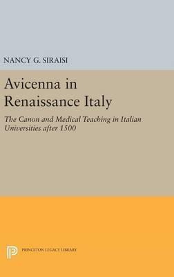 Libro Avicenna In Renaissance Italy : The Canon And Medic...