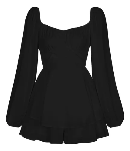 Disfraz de pirata para mujer marrón negro blanco mini vestido