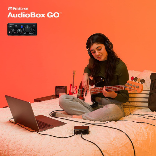Interface De Áudio Presonus Audiobox Go Usb-c Com Studio One