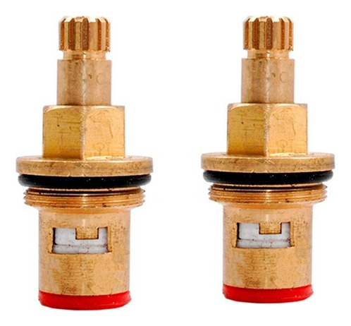. Pack 2 Pz Cartucho Vastago Arbol Llave Regadera 1/4