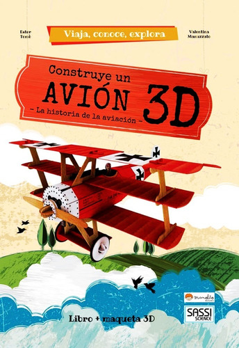Construye Un Avion 3d Libro + Maqueta - Manolito Books