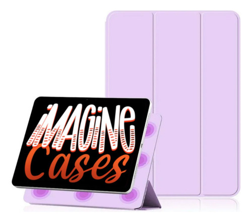 Case Fólio Slim Proteção Total Para iPad Air M2 - Magnética Cor Rosa-claro