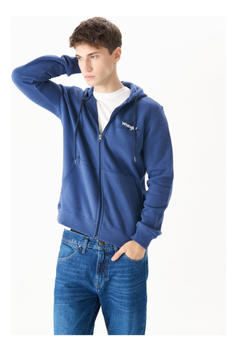 Campera Wrangler Zipthru Frisa Ride Hombre