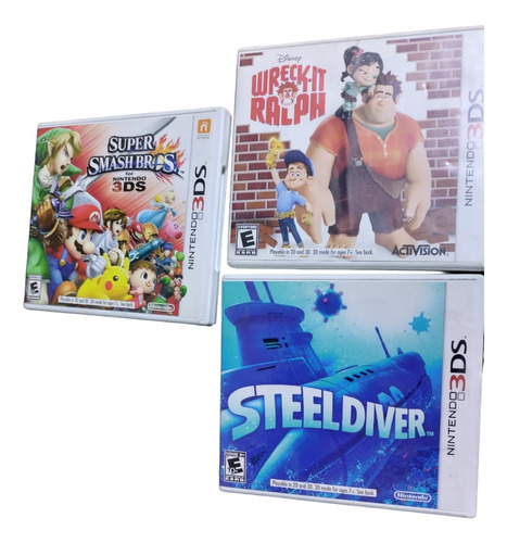 Juegos De Nintendo 3ds Originales En Caja Los 3 X $900