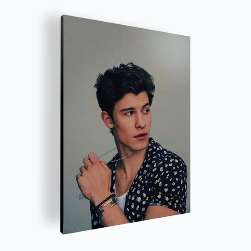 Cuadro Moderno Poster Mural Shawn Mendes 84x118 Mdf