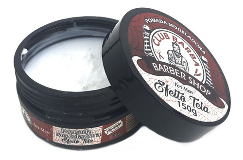 Pomada Modeladora Masculina Cabello Bigote Club Barba COLOR EFECTO TELA