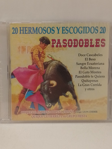 Pasodobles 20 Hermosos Y Escogidos Cd Nuevo 