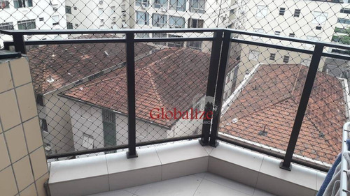 Apartamento Com 2 Dormitórios À Venda, 100 M² Por R$ 659.000,00 - Aparecida - Santos/sp - Ap0409