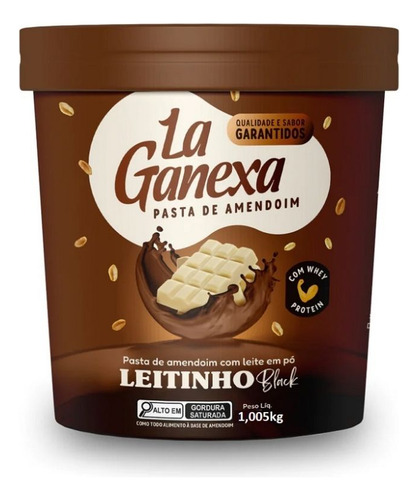 Pasta De Amendoim Integral (1,05kg) - Sabor: Leitinho Black Maçã Verde