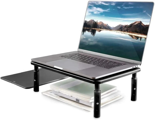 Soporte Base Para Monitor 3 Alturas Notebook Pc Impresora