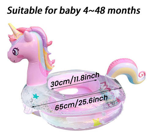 Flotador De Natación Para Bebé Seguro Inflable Y Divertido P