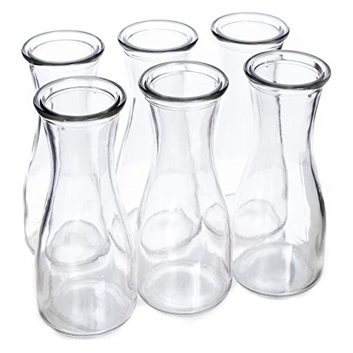 Botellas De Vidrio Para Bebidas Con Jarra De 12 Oz (350 Ml),