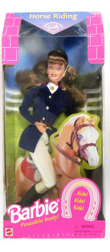 Montar A Caballo Barbie Riding Club Cuerpo Poseable