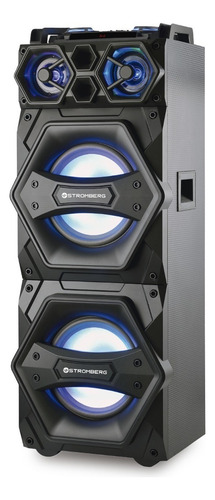 Parlante Stromberg Torre Dj Mixer Bluetooth 140w Dj-5002 Color Negro