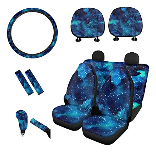 Babrukda Galaxy Space Blue Universal 11pcs Car Full Set, Car