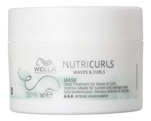 Máscara De Nutrição Wella Professionals Nutricurls 150ml