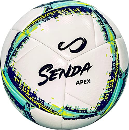 Senda Apex Match Soccer Ball, Fair Trade Certified, Blue/yel