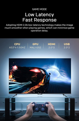 Skyworth 50 Pulgadas 4k Uhd Lcd Smart Android Tv - 50s6g