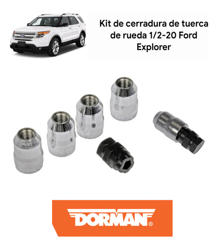 Kit De Seguros De Tuerca Para Rueda Ford Explorer 3.5 11-19