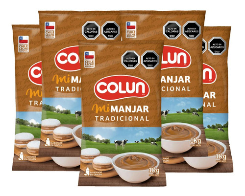 Manjar Colun 5kg Manjar Tradicional Colun 5