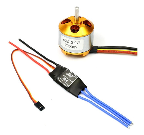 Bgning 2212 2200kv Brushless Motor Outrunner W/mount 6t + 30