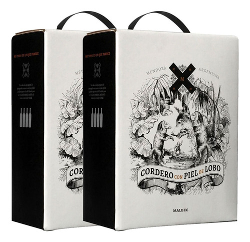 Cordero Con Piel De Lobo Cabernet Sauvignon 2 X Bag In Box 3