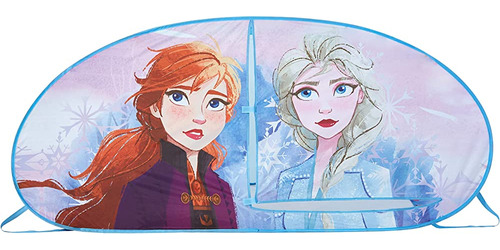 Frozen 2 Pop Up Bed Tent Con Gráficos De Anna & Elsa