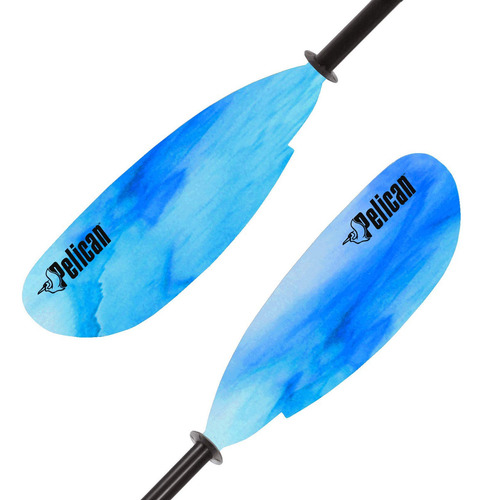 Eje De Aluminio Con Palas De Fibra Para Kayak Y Canotaje