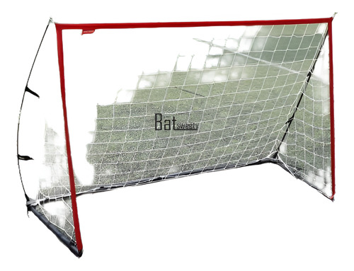 Fútbol Gol 6' X 4' Correas De W/red Fútbol, Anclaje Bola Ent