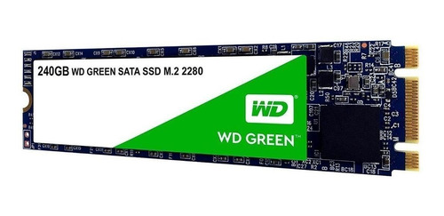 Imagen 2 de 4 de Disco sólido SSD interno Western Digital WD Green WDS240G2G0B 240GB verde