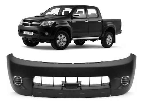 Paragolpe Delantero Hilux 2005 2006 2007 Con Fender Plastico