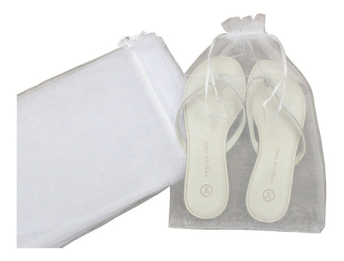 Saco Organza Havaianas 20x35  Branco 50 Un Liso