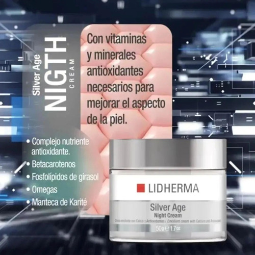 Silver Age Night Cream Lidherma 50g