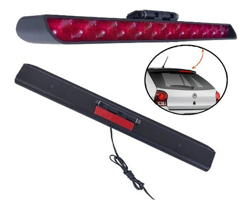 Brake Light 12 Leds Para Citroen Aircross 2010 Preto